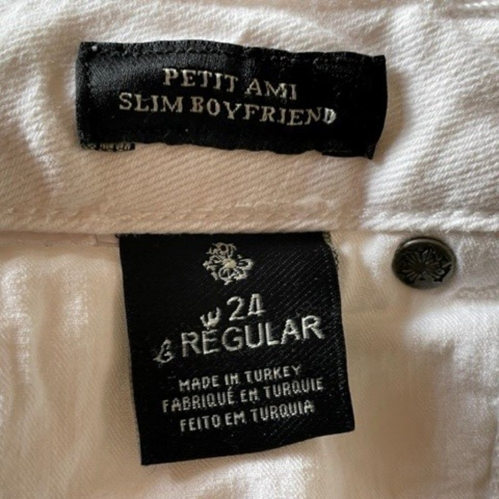 MAISON SCOTCH Amsterdams Blauw SKINNY WHITE JEANS Size 24 Regular, Like New - Picture 5 of 13